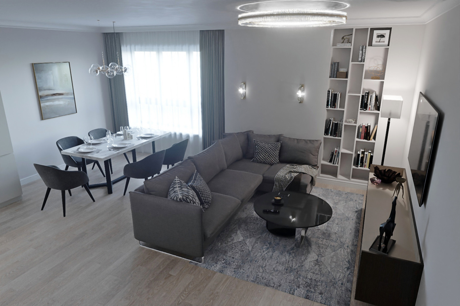 Квартира на Ботанической. Гостиная