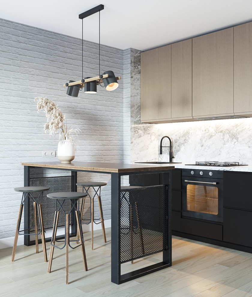 Обложка проекта: Студия в ЖК "Чистое небо"