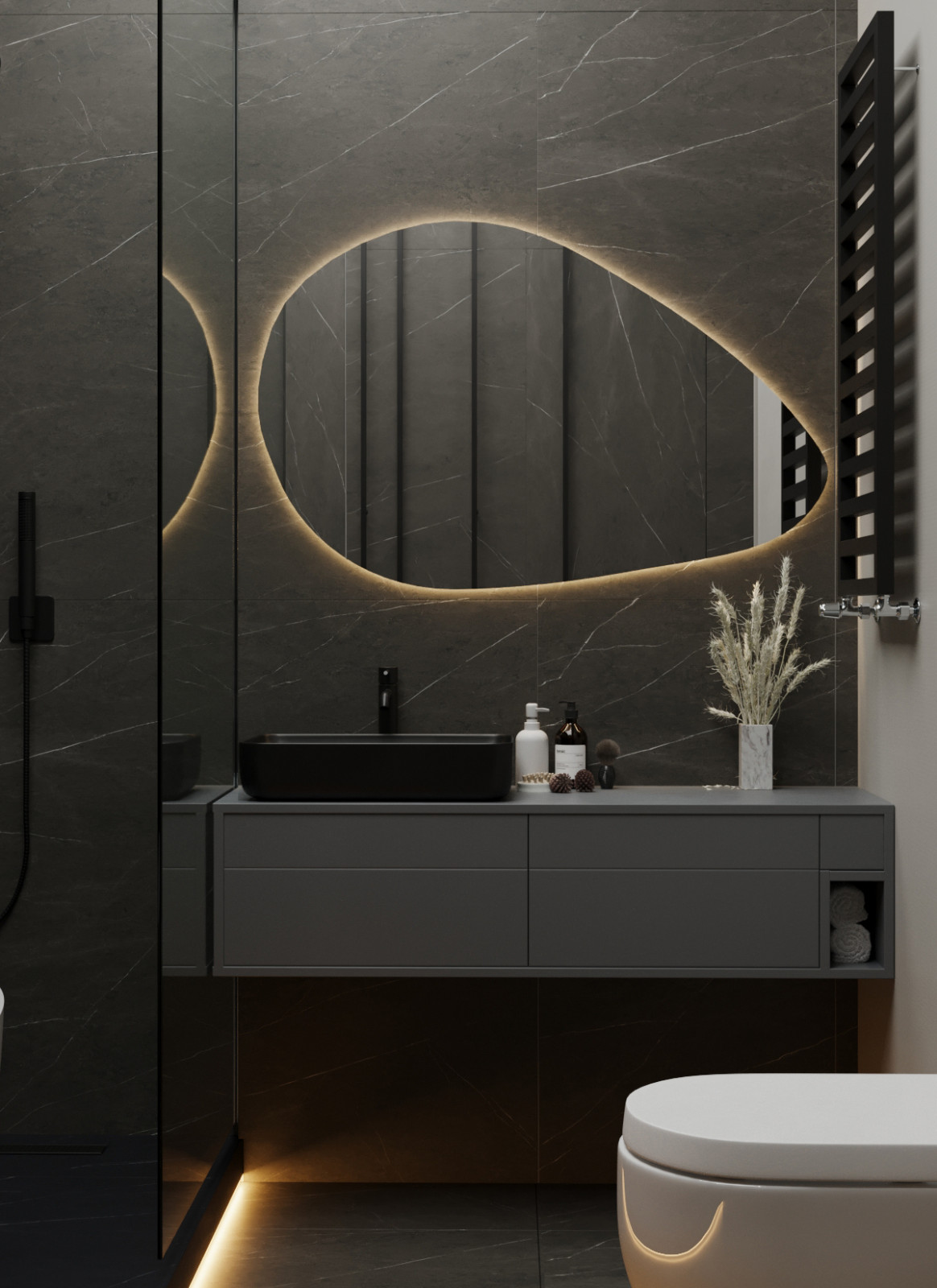 Квартира в серых тонах