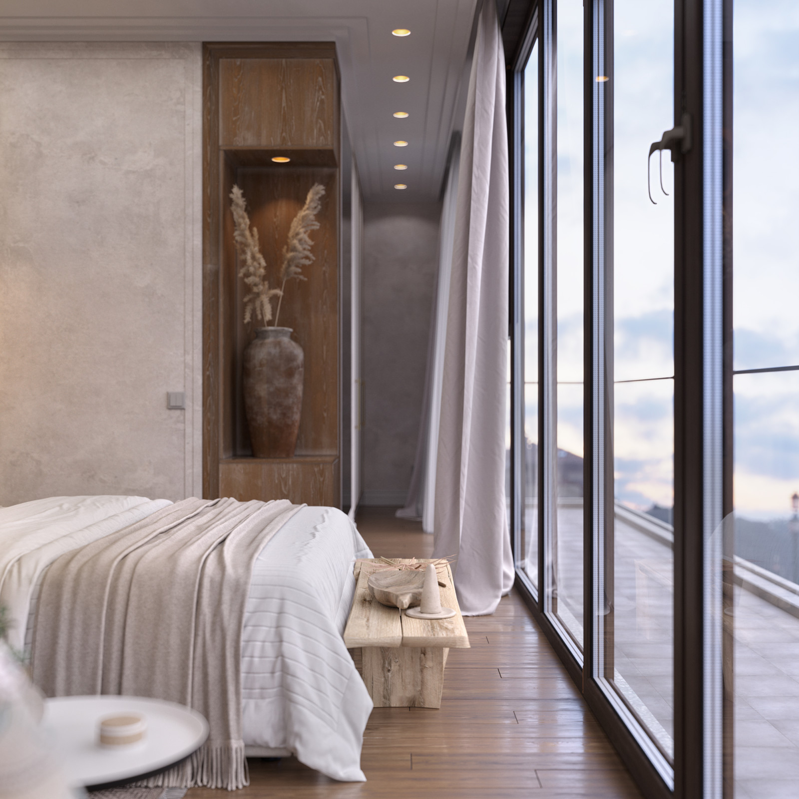 апартаменты на первой линии, с национальным характером