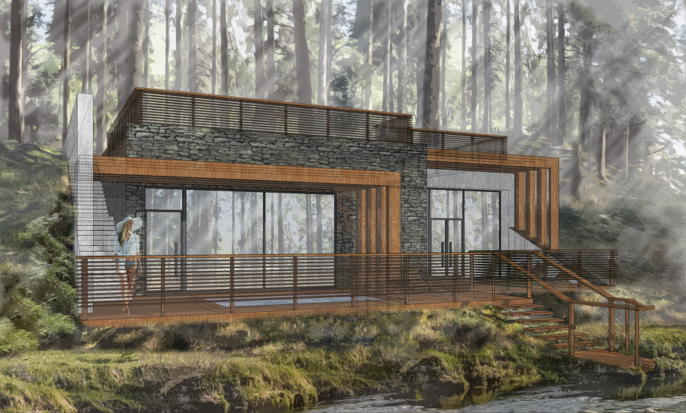 Обложка проекта: Эскиз подземной бани