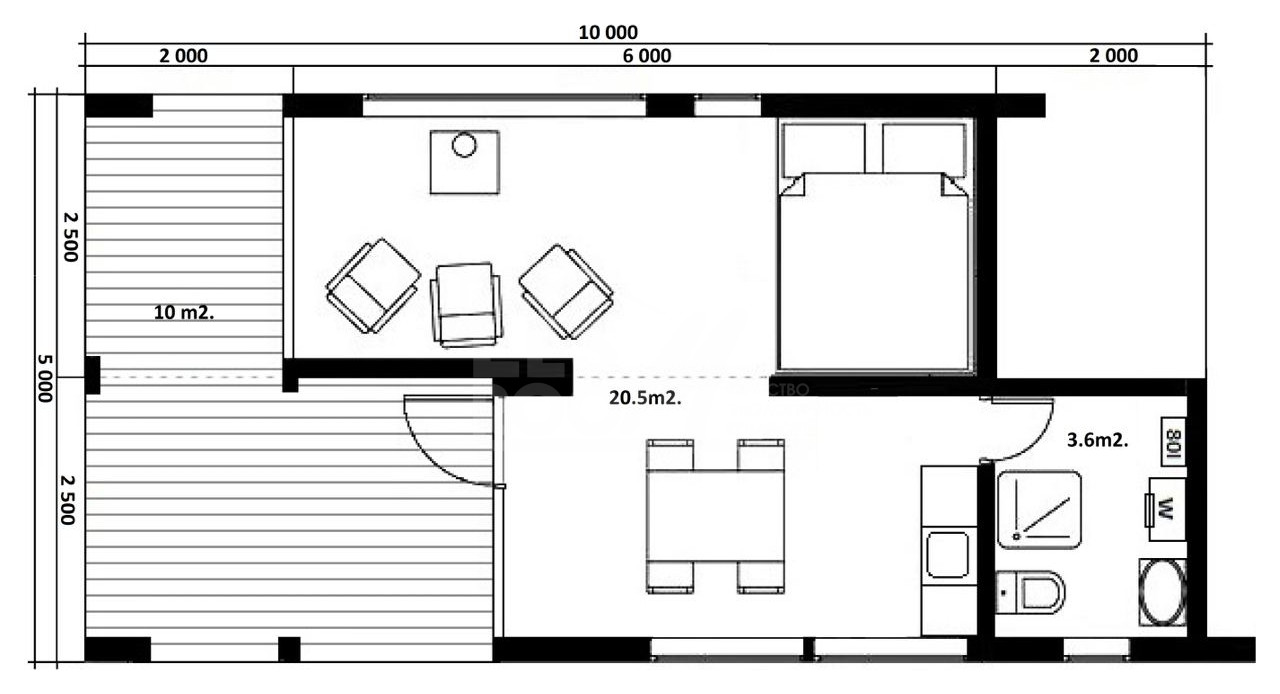 Модульный дом "Азиль"