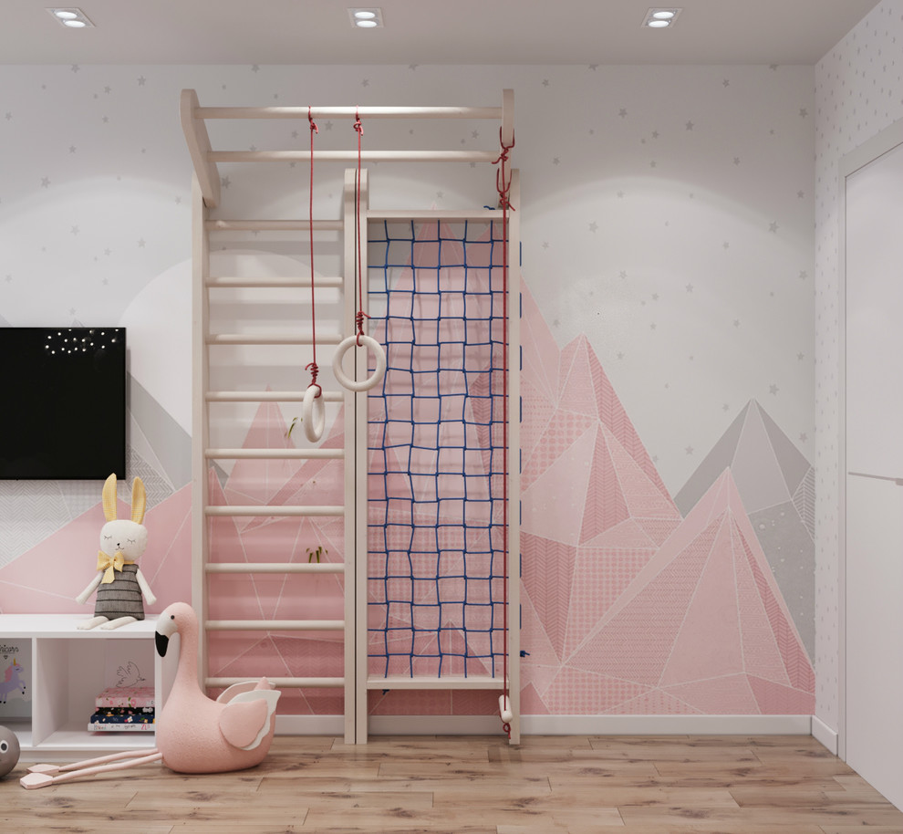 Детская комната 16,27 кв.м для девочки