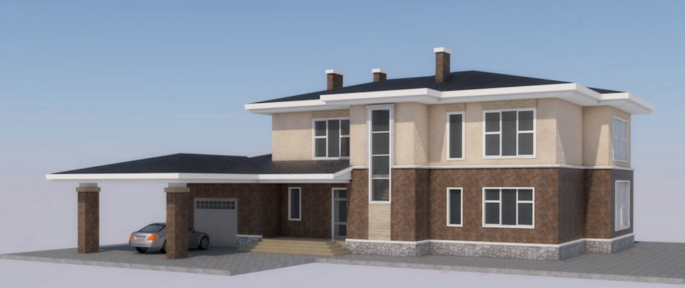 Обложка проекта: Коттедж в Афонино