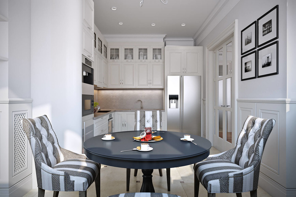 Кухня в классическом стиле (кухни в маленьких квартирах)