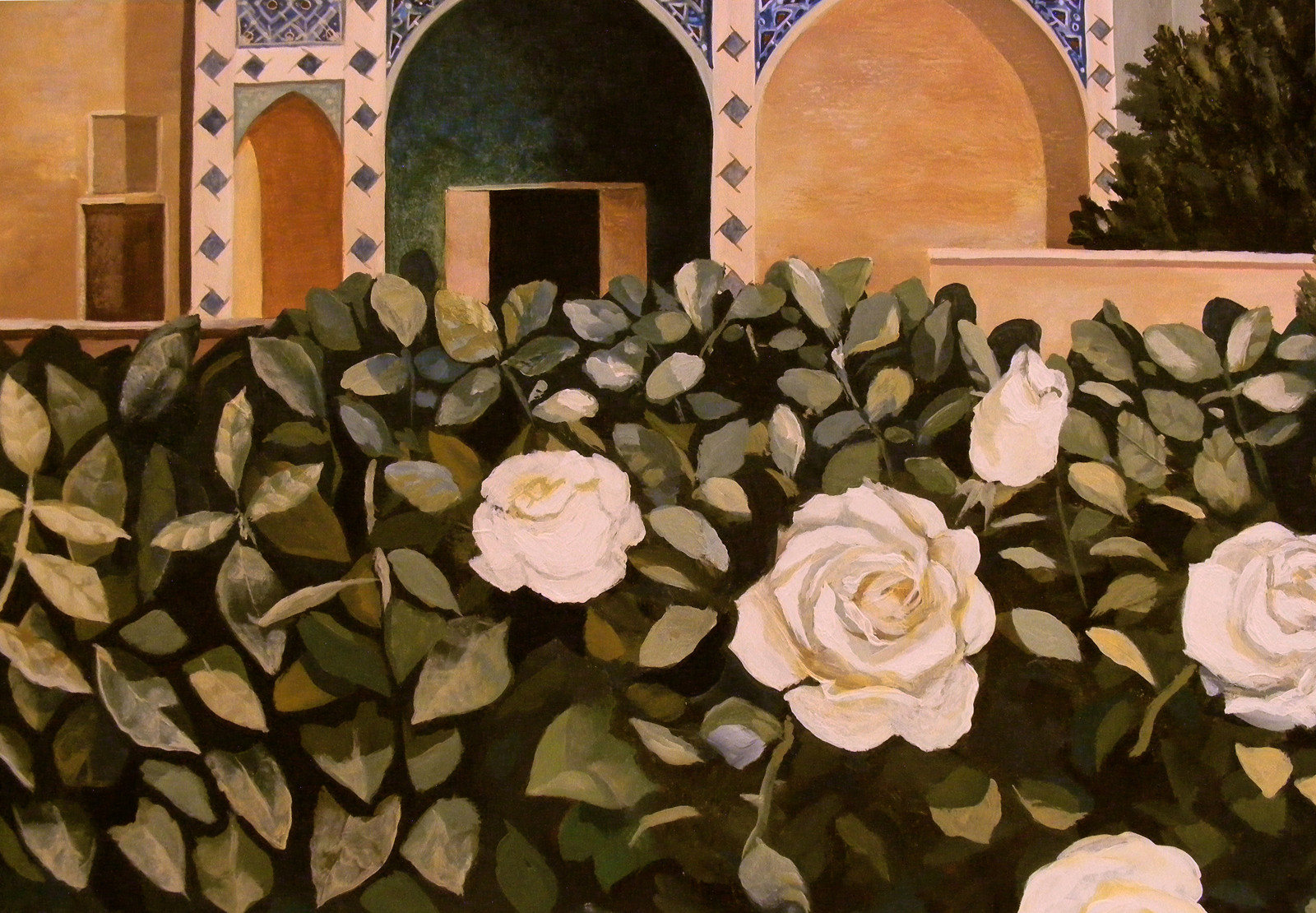 Панно в комнате отдыха загородного дома