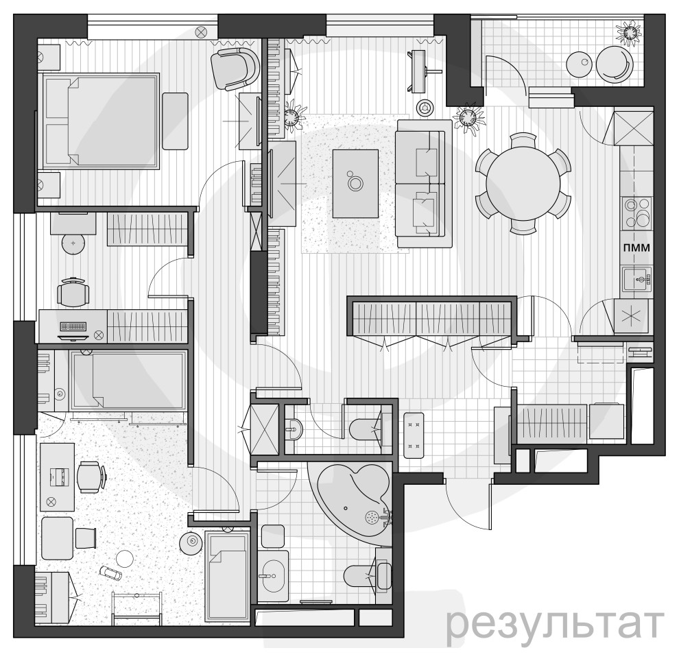 Обложка проекта: КВАРТИРА 93.5м²