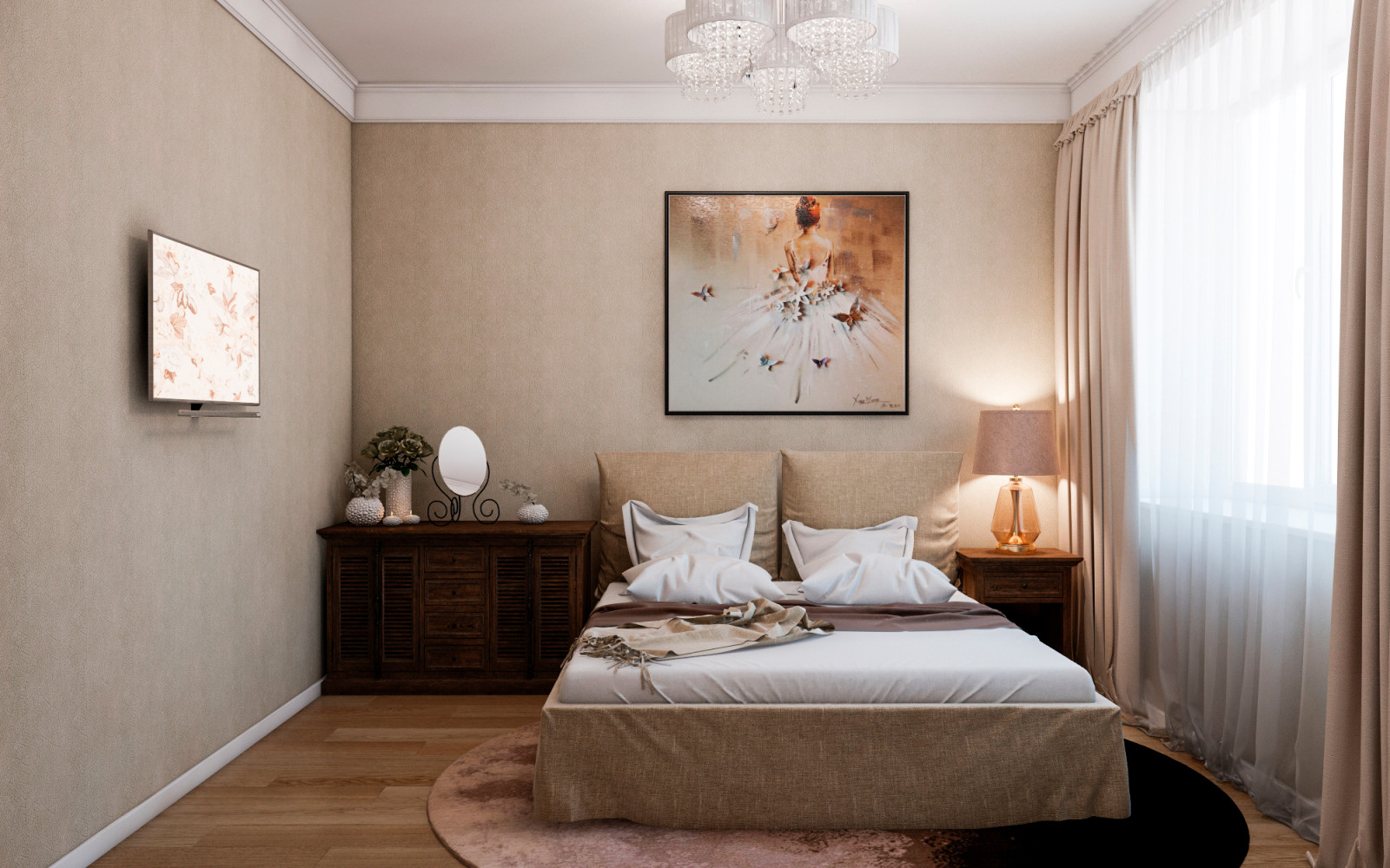 Интерьер частного дома в пос. Султан