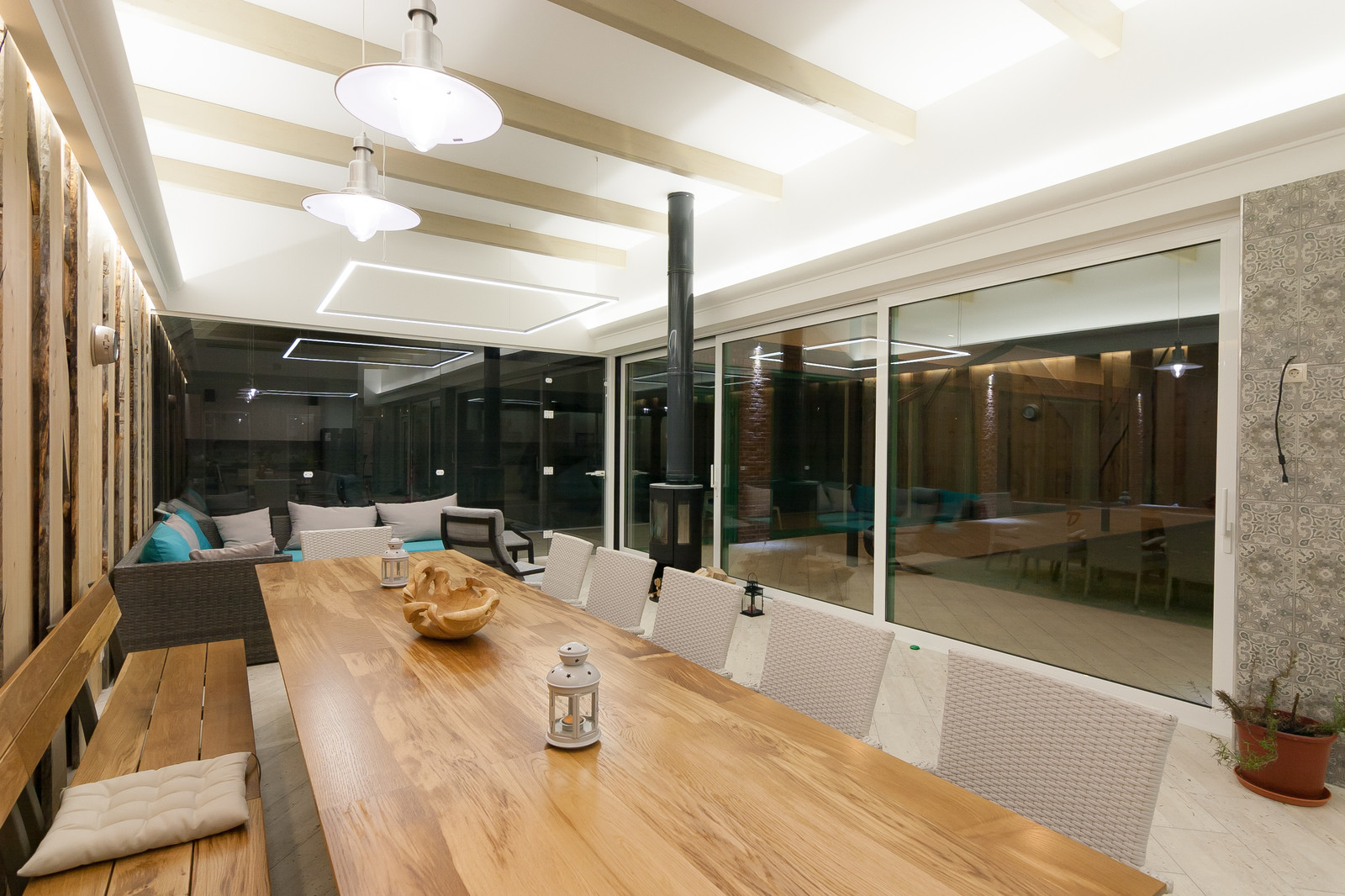 SPA-зона с зоной отдыха в частном доме