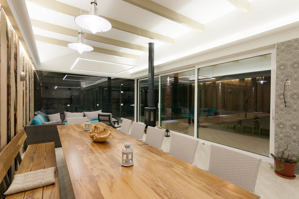 SPA-зона с зоной отдыха в частном доме