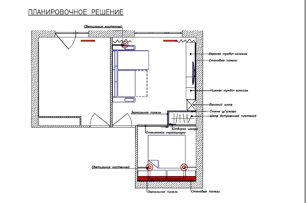 Обложка проекта: Гостиная-спальня в 1-комнатной квартире в новостройке Орла