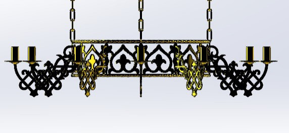 Проект внутреннего освещения Храм иконы Божией Матери "Милующая" Санкт-Петербург