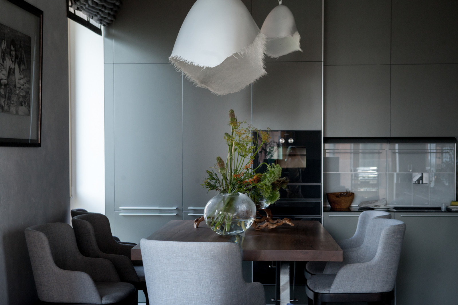 Гостиная-кухня в ЖК Садовые кварталы