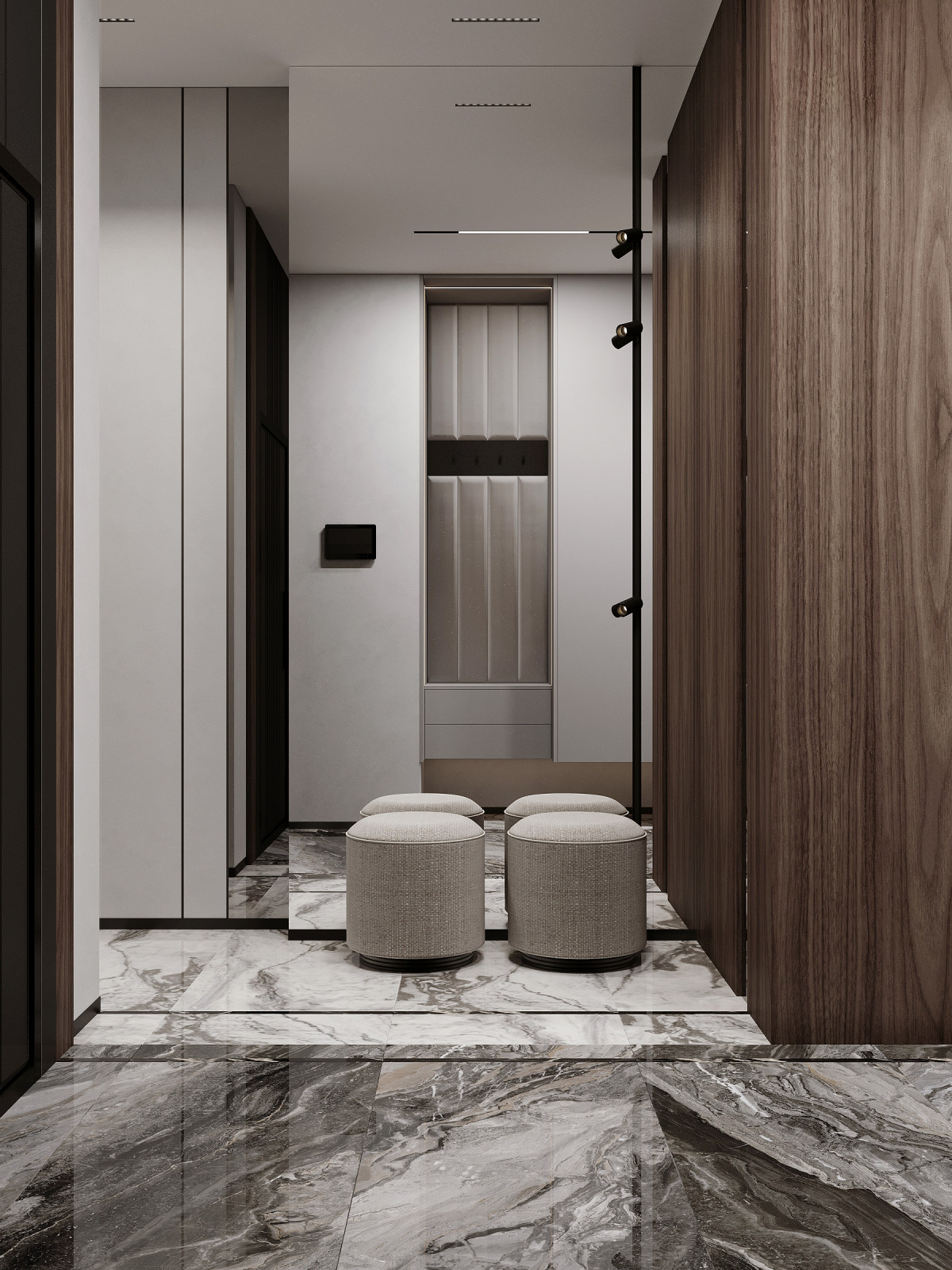 Интерьер в ЖК "Западный порт"