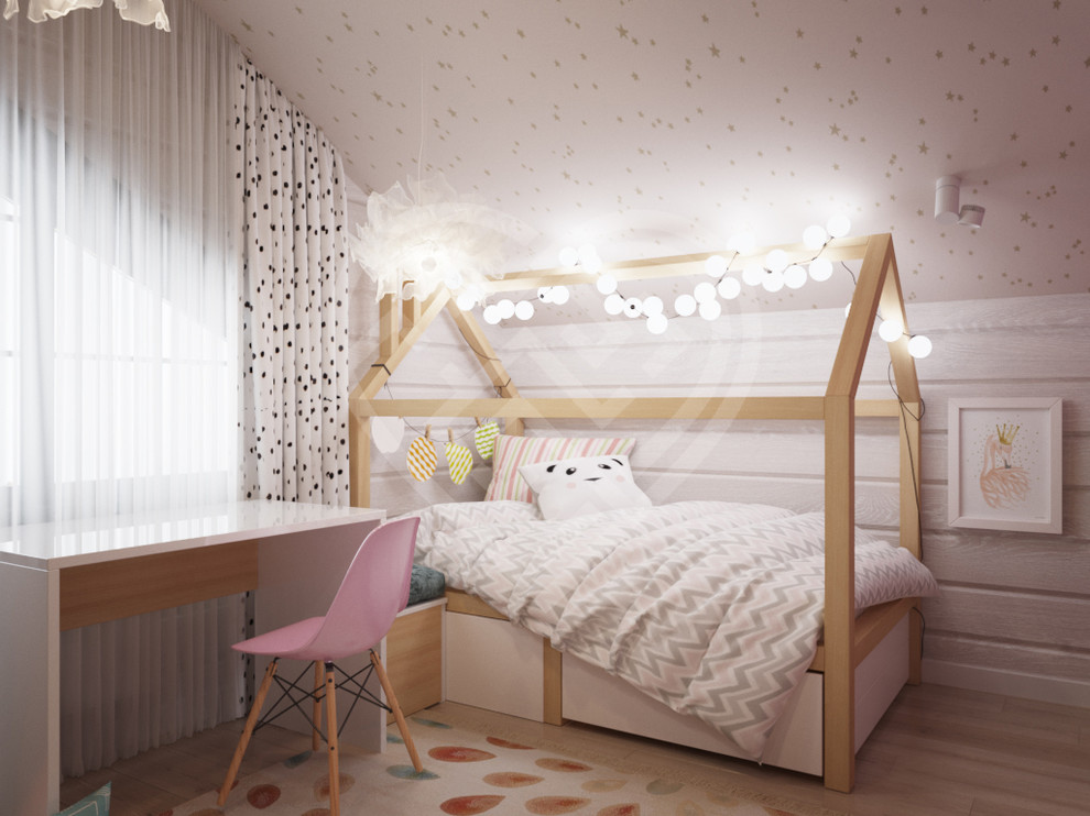 Дизайн интерьера дома из клеёного бруса в Подмосковье