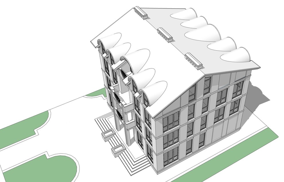 Многоквартирный дом клубного типа 001