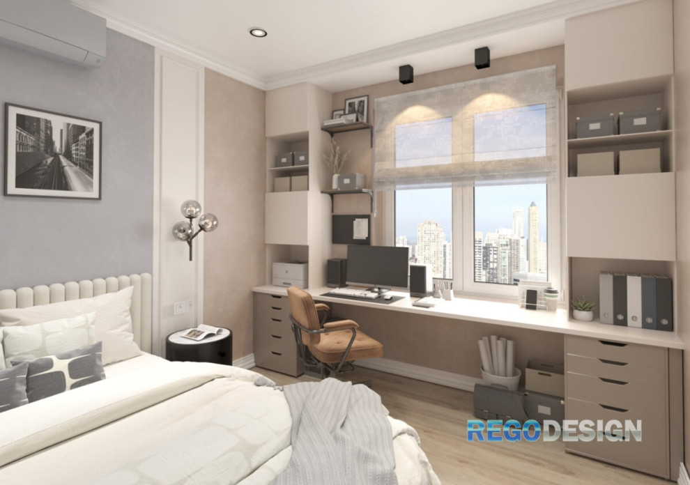 №45 ДИЗАЙН-ПРОЕКТ КВАРТИРЫ В ЖК ПУШКИНСКИЙ 50 КВ.М.