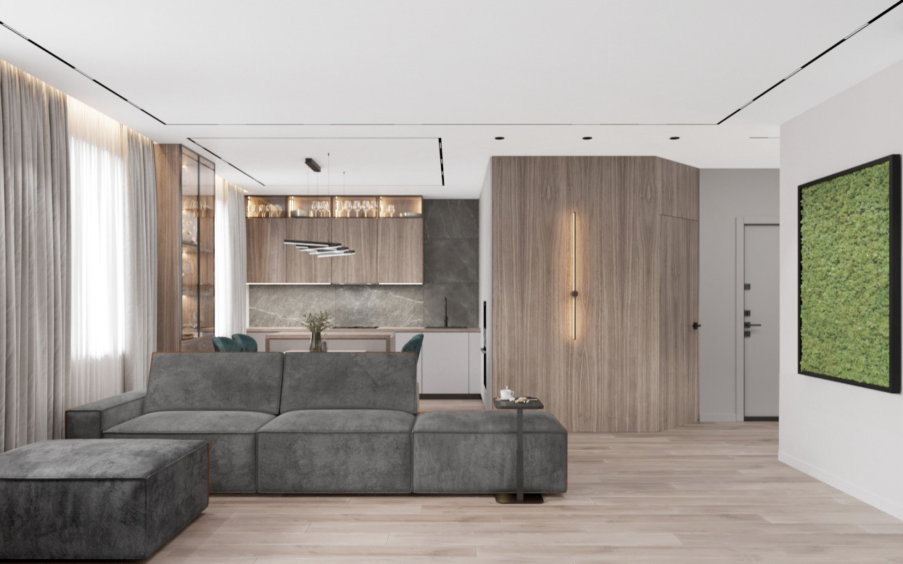 Проект в стиле современного минимализма