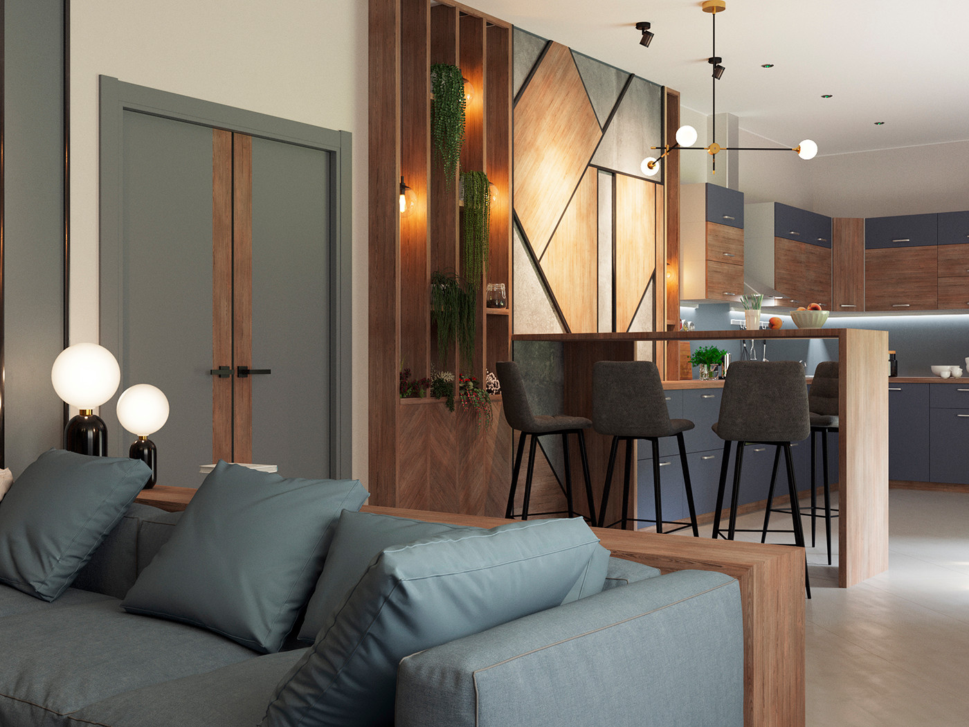 Частный дом, современный стиль