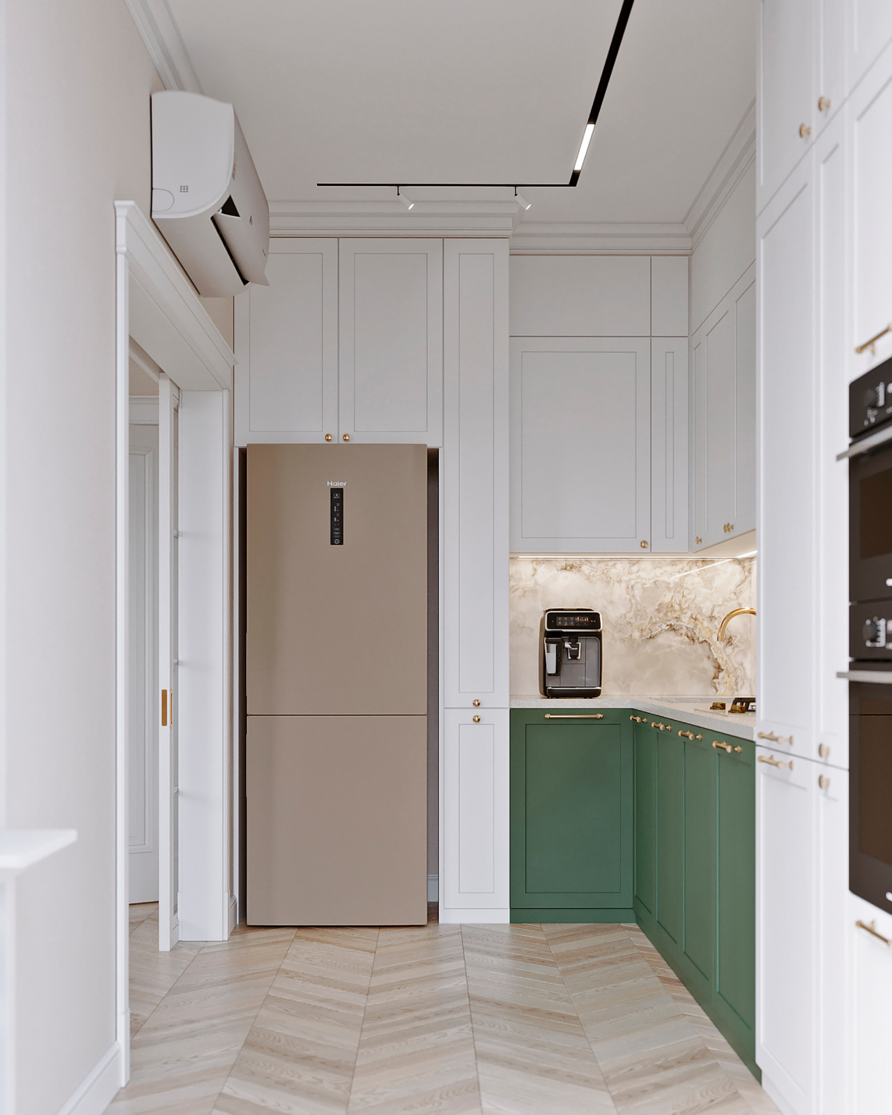 Двухкомнатная квартира в современной классике