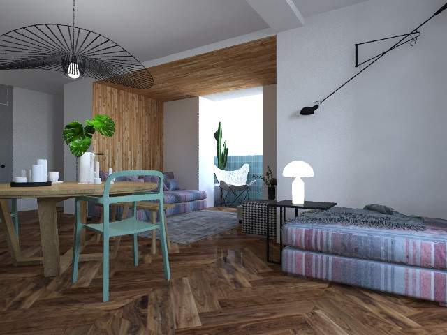 Обложка проекта: Красноярск, гостиная для молодой семьи, 2019г, концепт