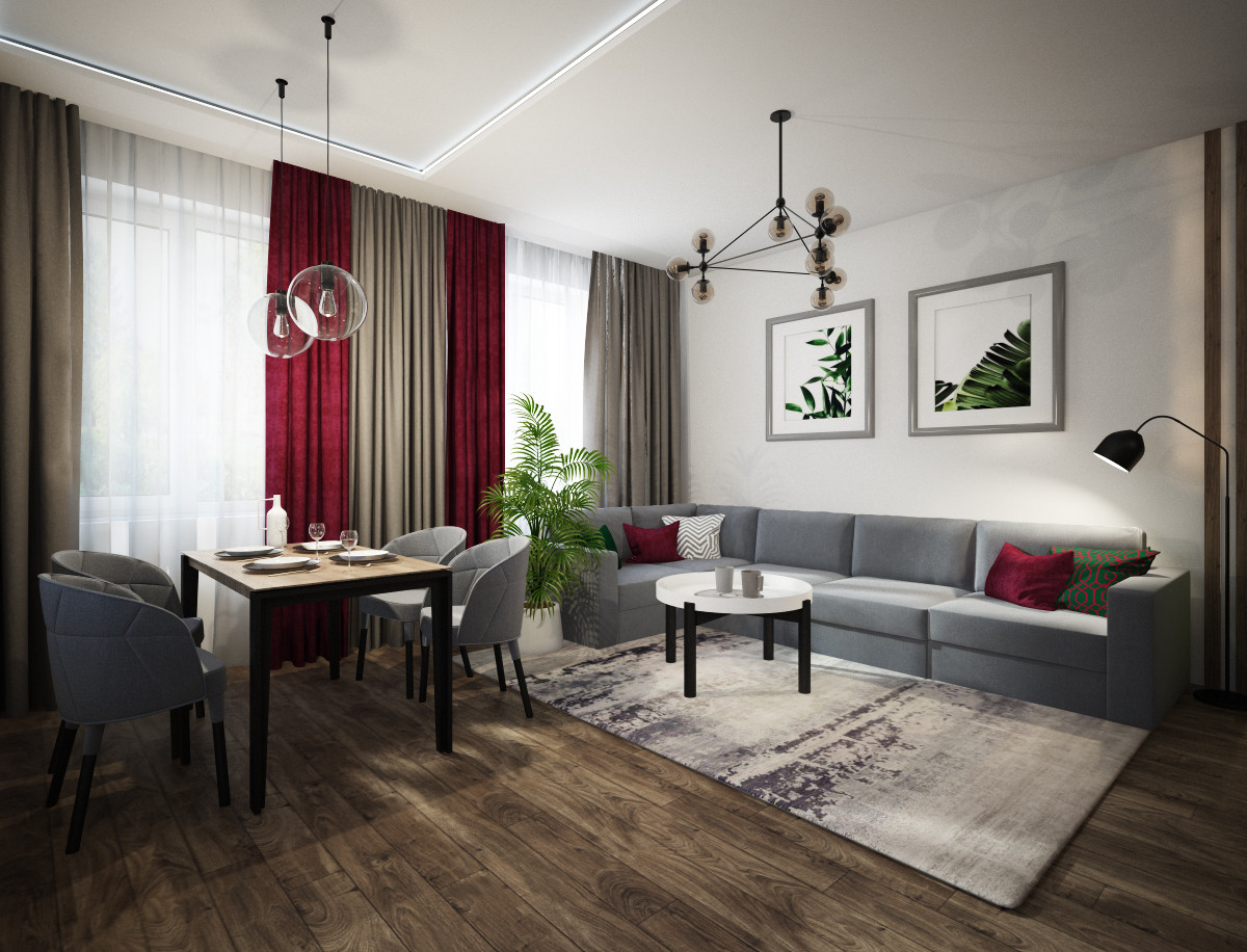 Дизайн интерьера таунхауса