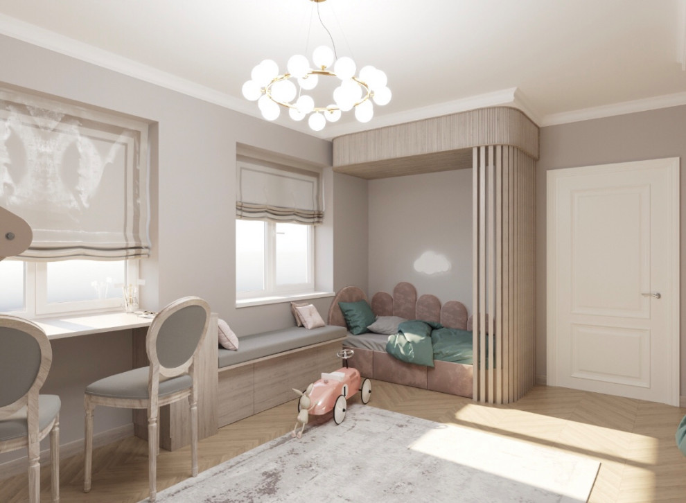 Обложка проекта: Детская для трёх фей, 20 кв.м.