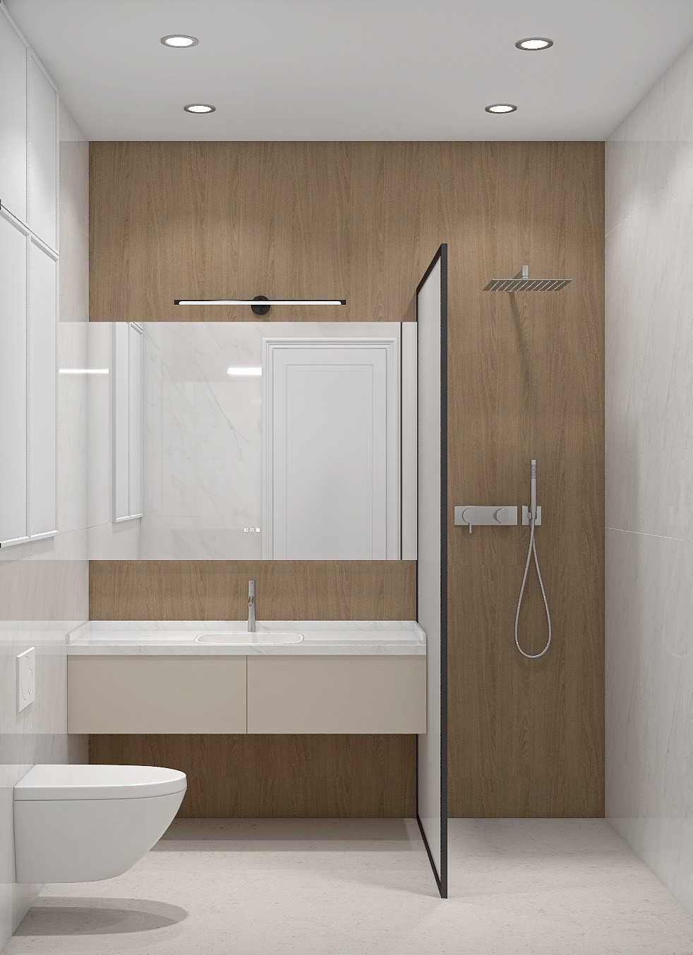 Квартира для любителей  минимализма в природных оттенках