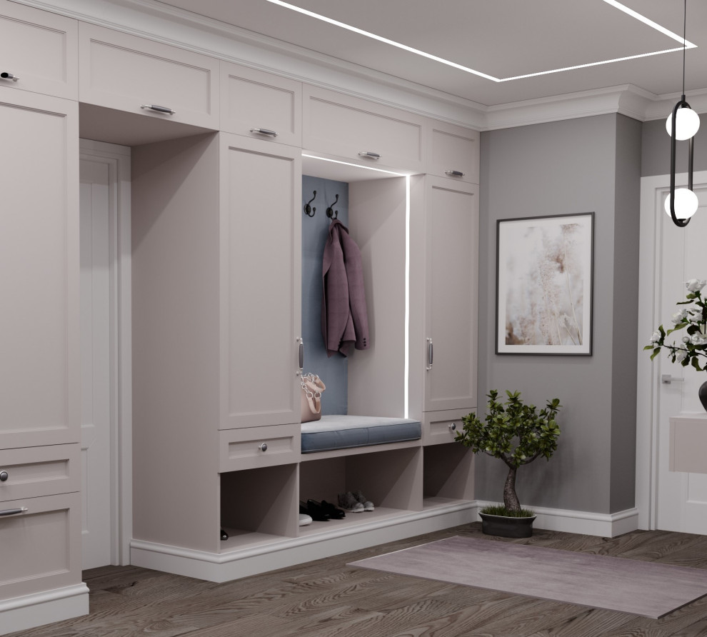 Дизайн-проект кухни, прихожей, гостиной