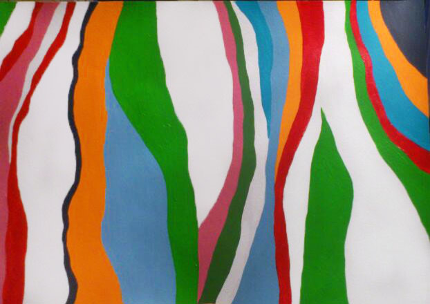 Обложка проекта: Абстрактная картина "Тропический лес"