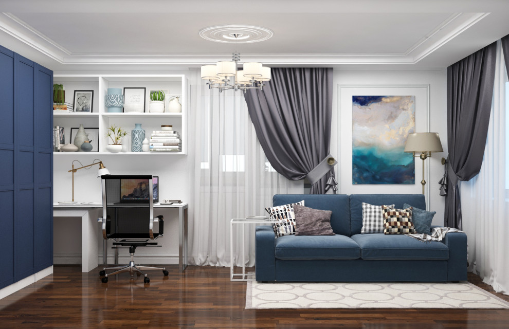 Обложка проекта: Дизайн проект гостиной в г. Жуковский