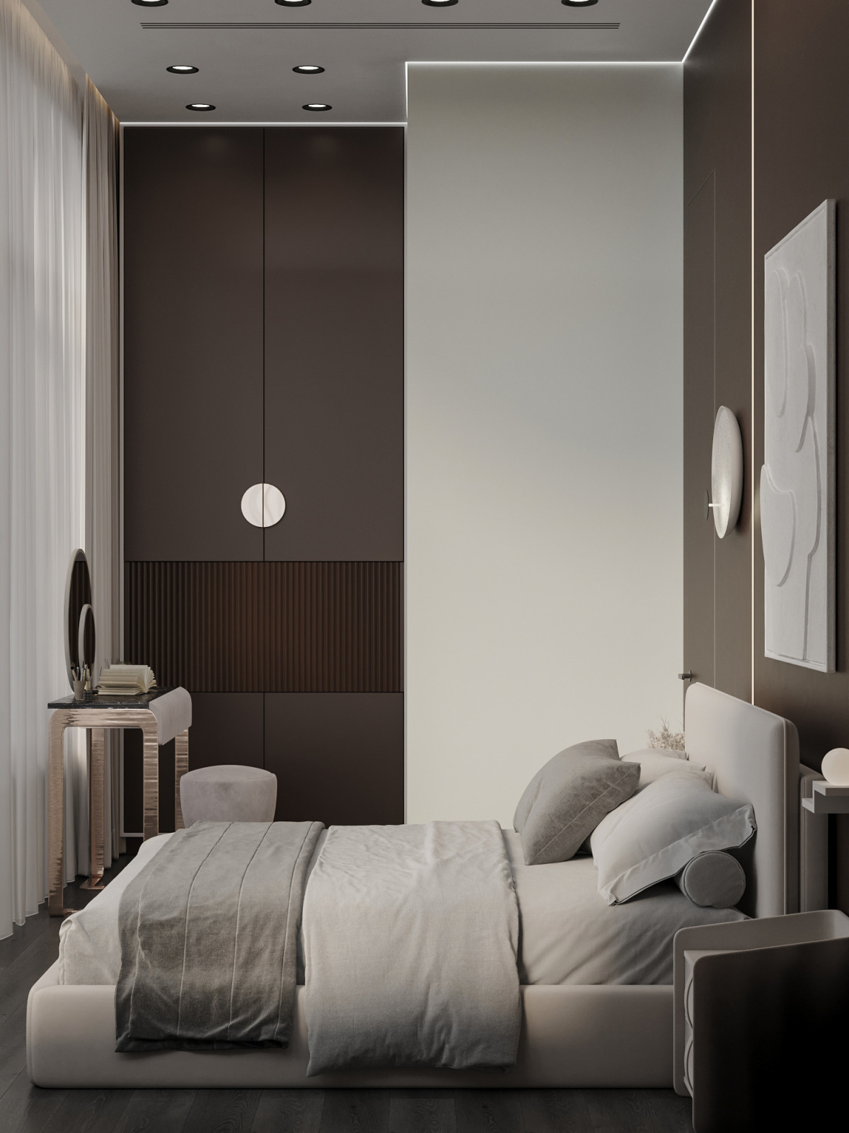 Квартира 63 м² в современном стиле для пары