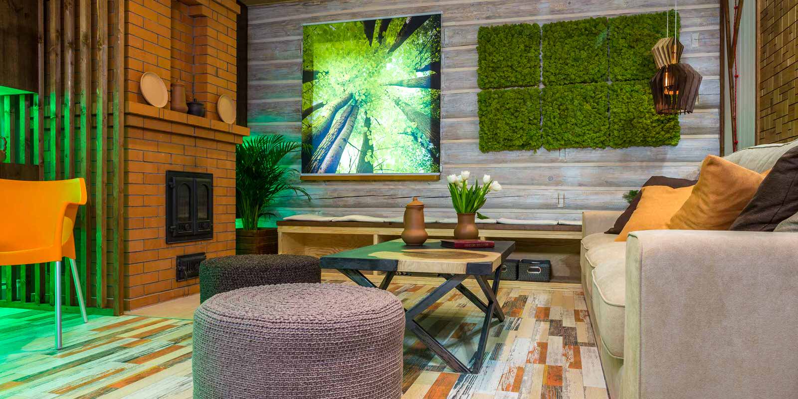 Гостиная в «дереве»