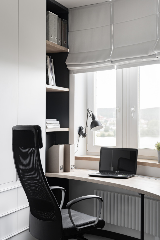 Уютная графичность. Квартира - отдых для семьи врачей