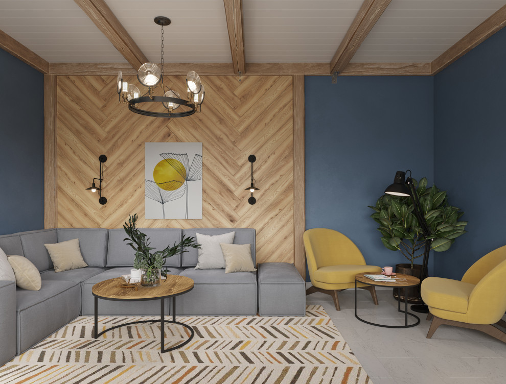 Кухня-гостиная в дачном доме