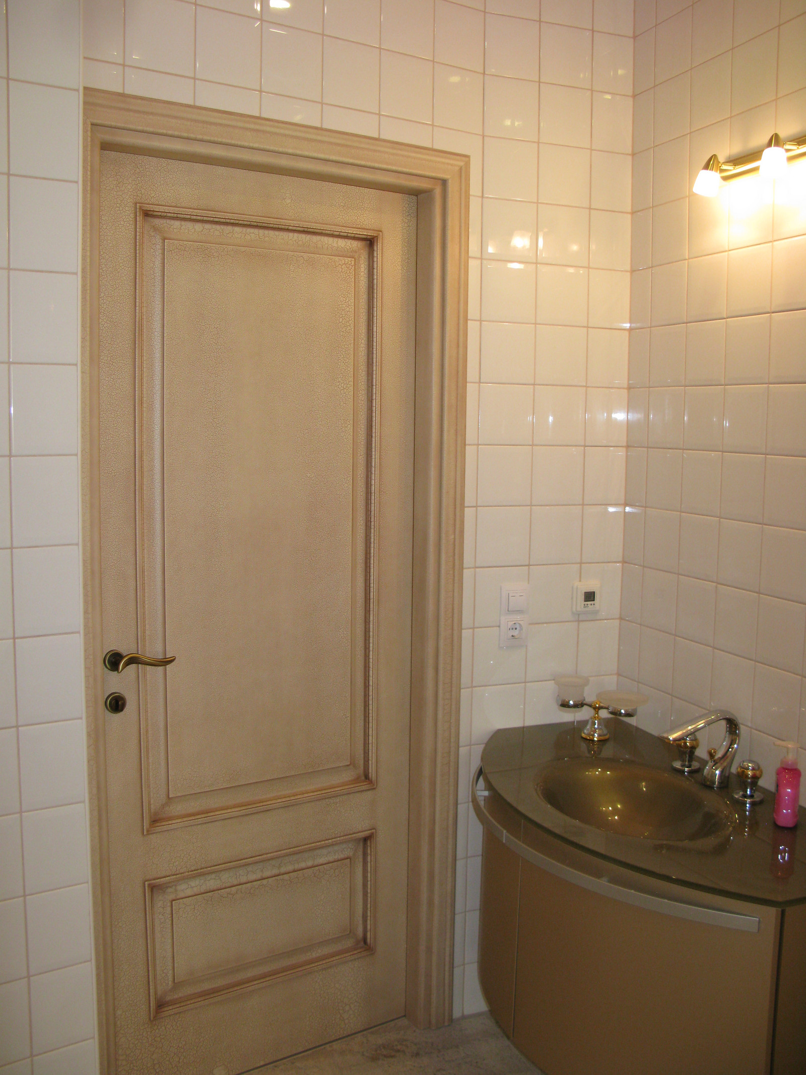 проект квартиры-студии, ванная комната