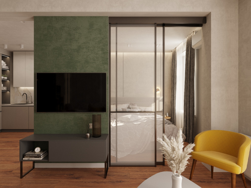 Однушка в доме с террасами