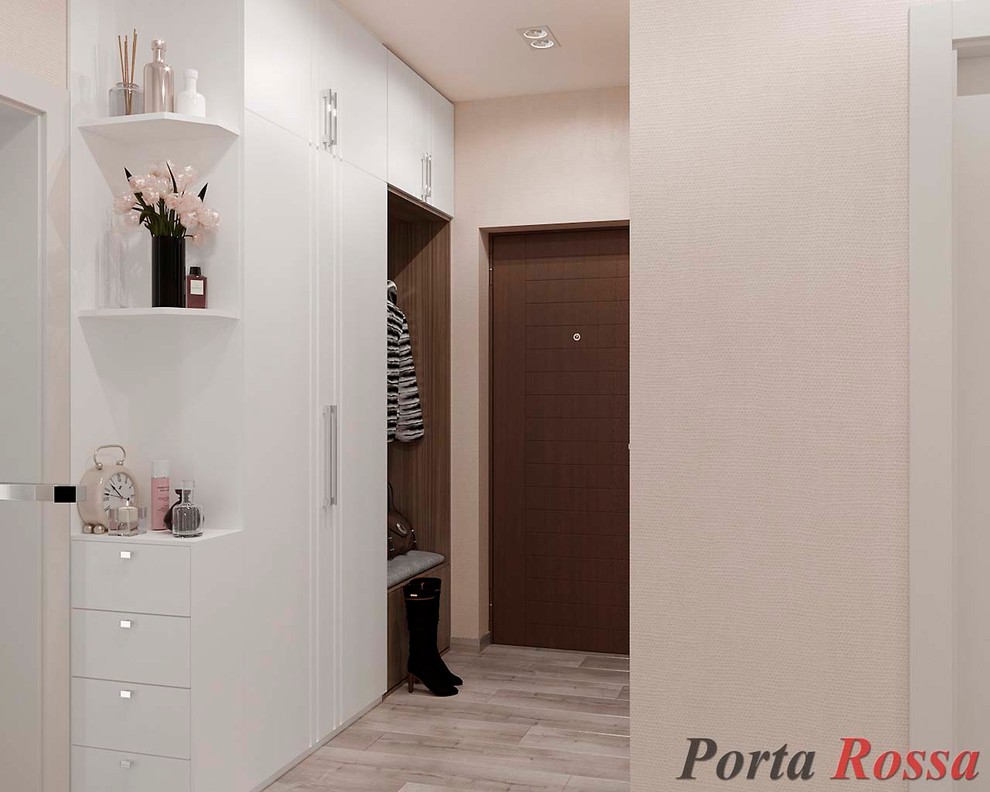 Corridor design in Loft style