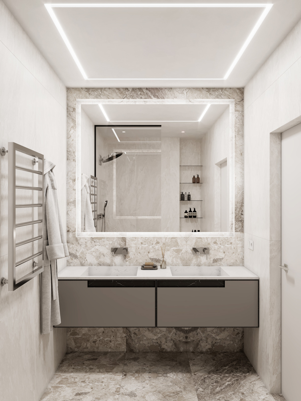 Обложка проекта: Квартира 80 м2 ЖК "САНСИТИ" Этническая Сказка