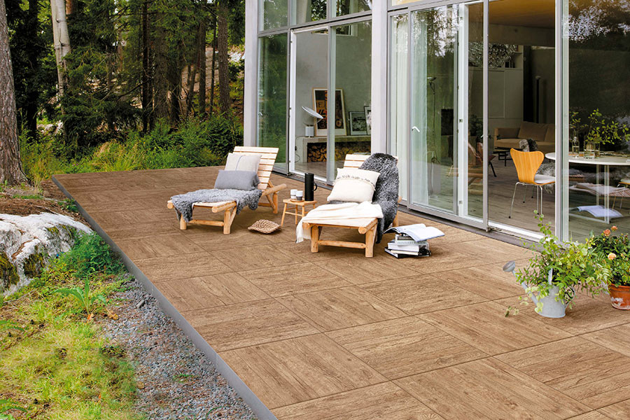 Утолщенный керамогранит для улицы