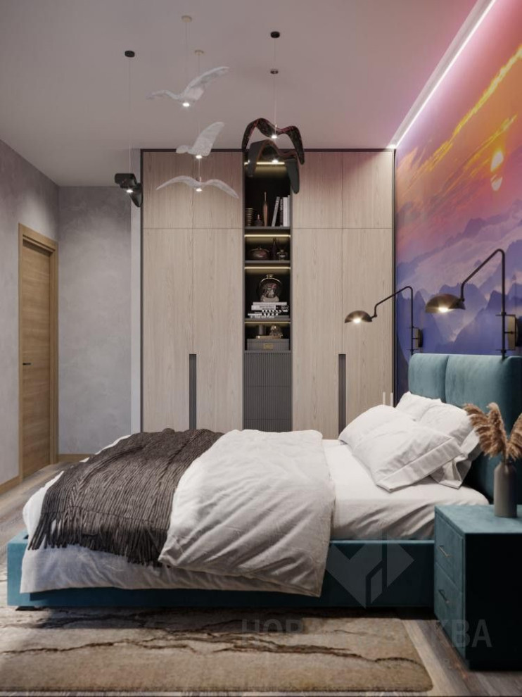 Дизайн-проект 2-комнатной квартиры 65 кв.м в ЖК «Лучи»