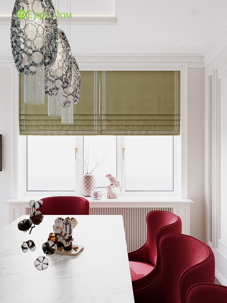 Дизайн четырехкомнатной квартиры 110 кв. м в стиле неоклассика. Фото проекта