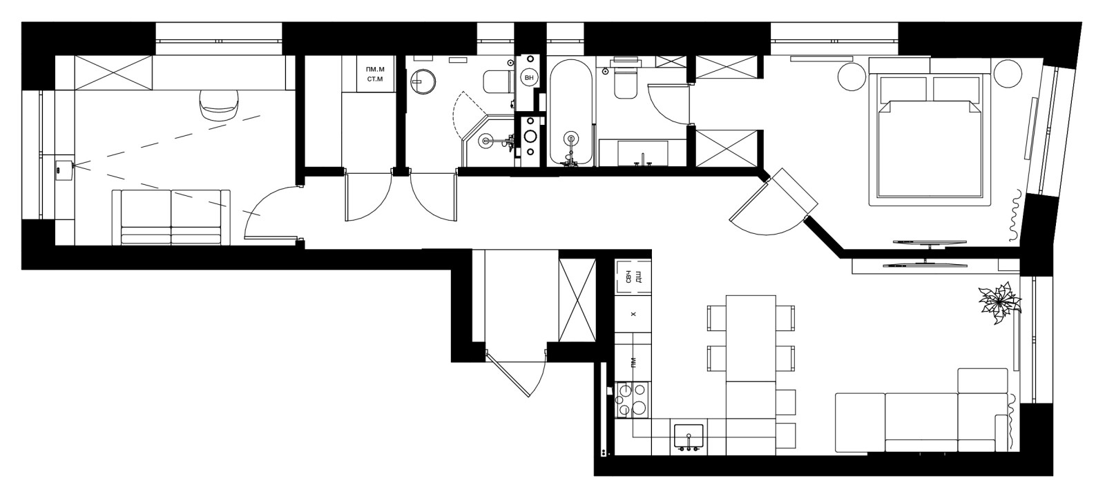 Планировочное решение