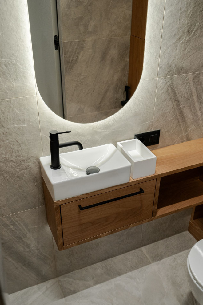 Серый минимализм | 58 кв.м.