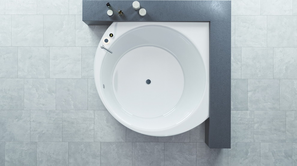 Suri Угловая Акриловая Ванна от Viva Lusso