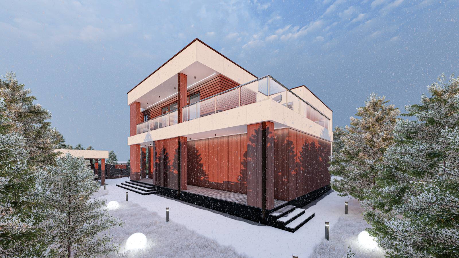 Жилой дом под Казанью. Пос. Форест Парк