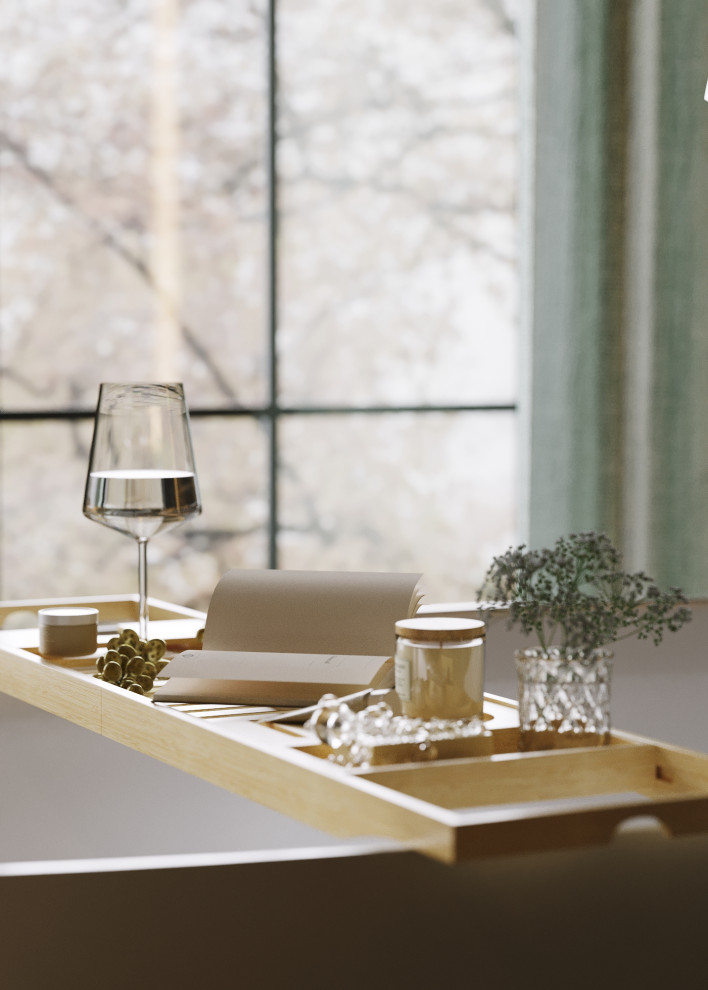 Большой санузел в доме