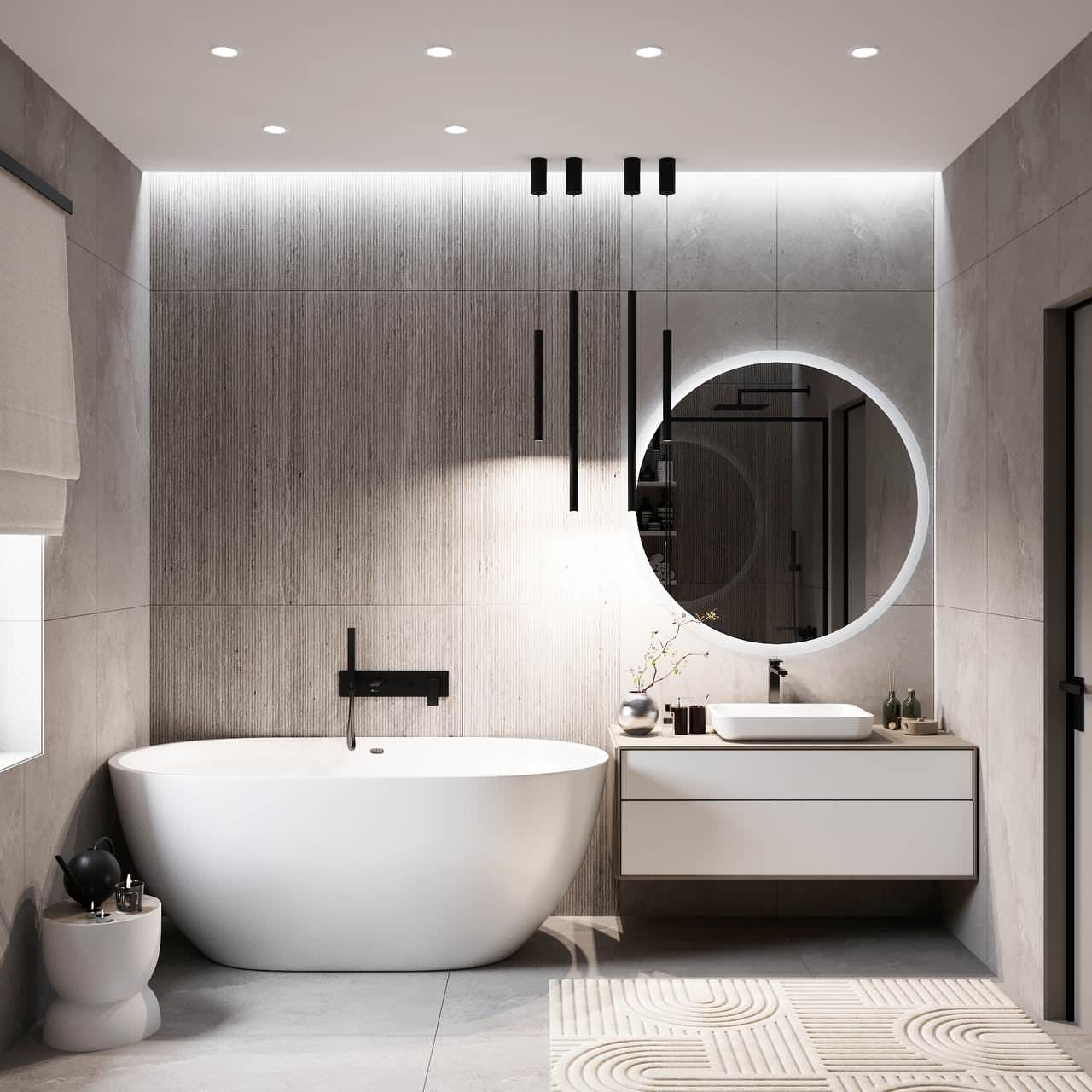 ДИЗАЙН ПРОЕКТ С ОЛИВКОВЫМИ ОТТЕНКАМИ