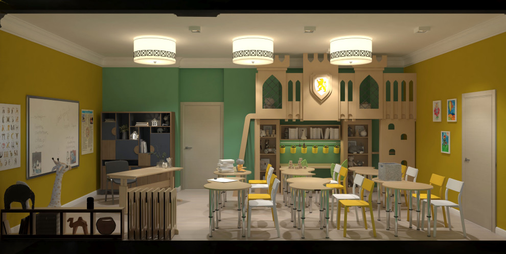Обложка проекта: Детская учебная комната в культурном центре