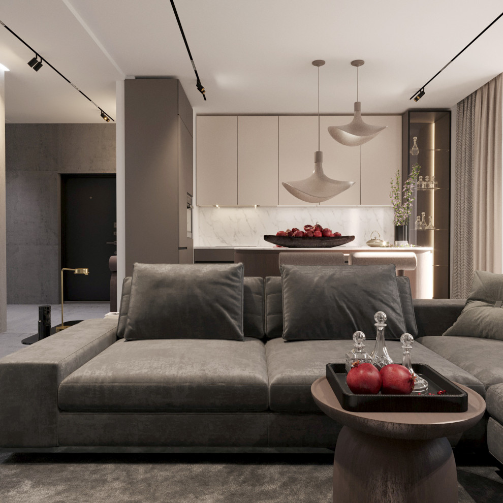 Квартира с этническим декором, 100 м2